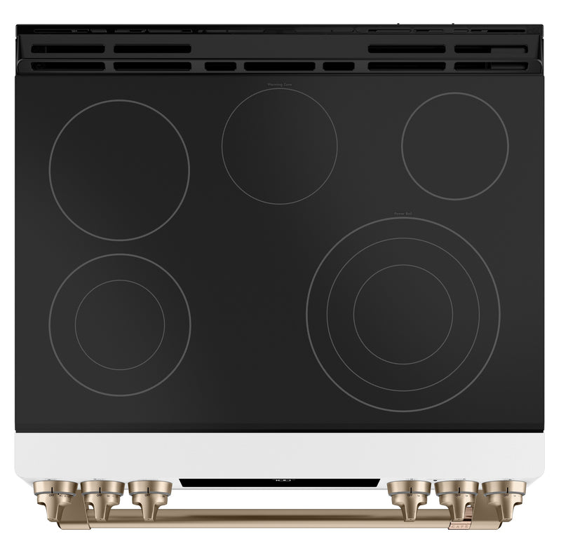 Cafe 5.7 Cu. Ft. Smart Electric Range with True European Convection ...