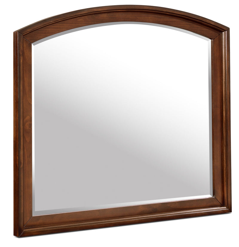 Chelsea Bedroom Dresser Mirror - Cherry Brown | The Brick