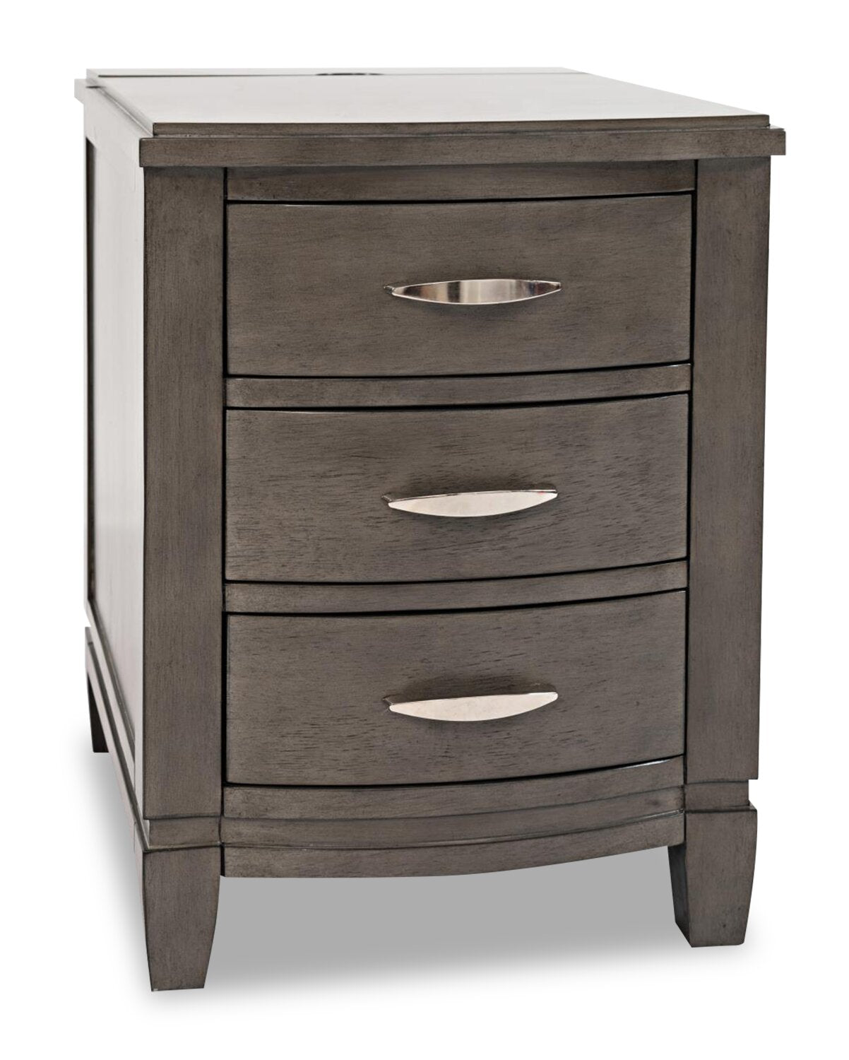 Narrow chairside table online with drawers