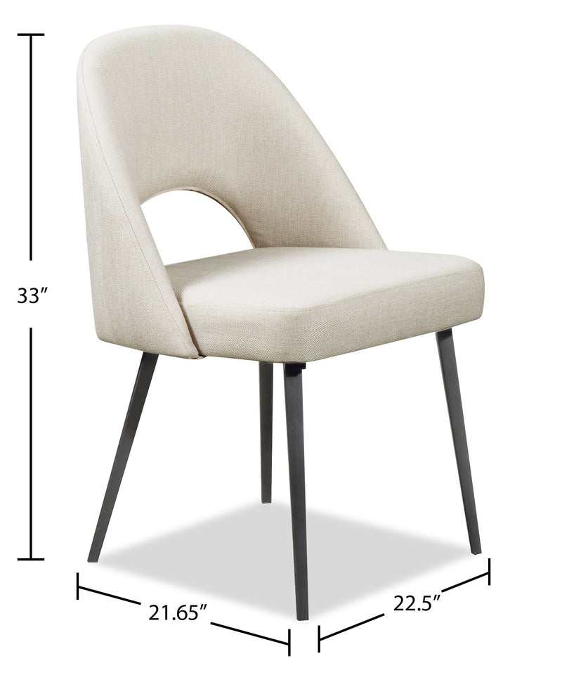 Elijah Dining Chair - Taupe | The Brick