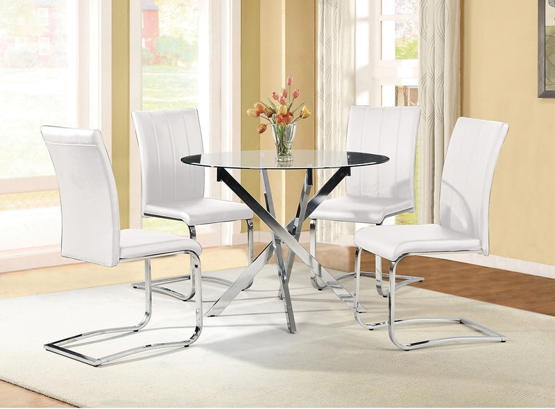 Tori 5-Piece Dining Package - White | The Brick