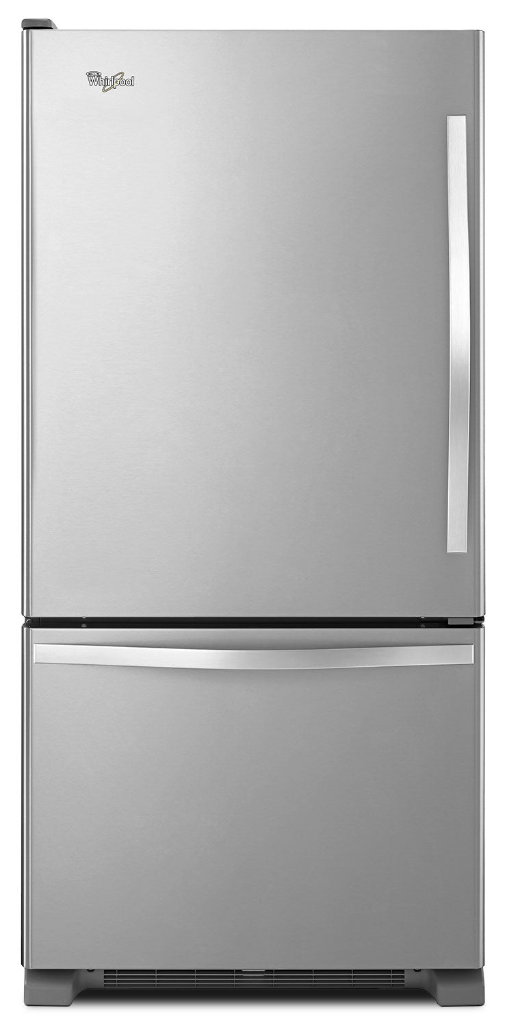 Whirlpool 19 Cu. Ft. Bottom-Mount Refrigerator – WRB329LFBM | The Brick