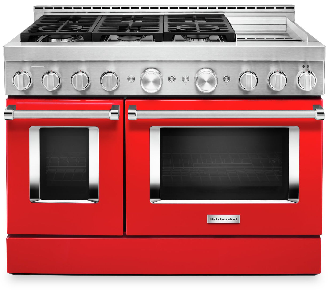 Kitchenaid dual fuel online range double oven