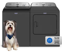 Maytag 5.4 Cu. Ft. Pet Pro Top-Load Washer and 7 Cu. Ft. Electric