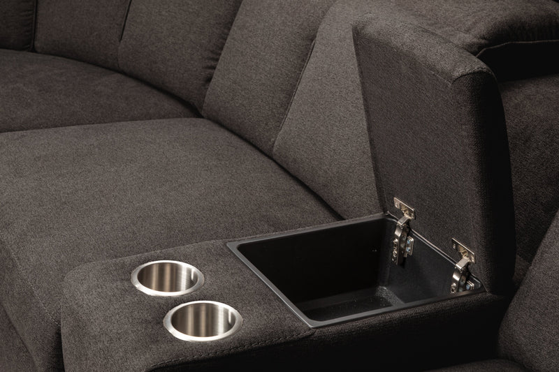 Matrix 6-Piece Power Reclining Sectional - Metal | The Brick