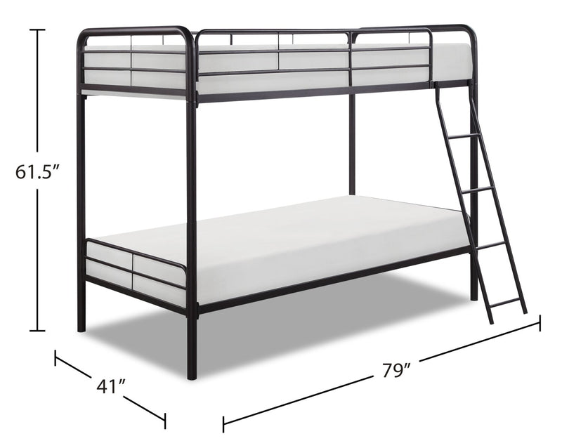 Noah Twin/Twin Bunk Bed | The Brick