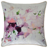 Abstract Floral Accent Pillow - Purple