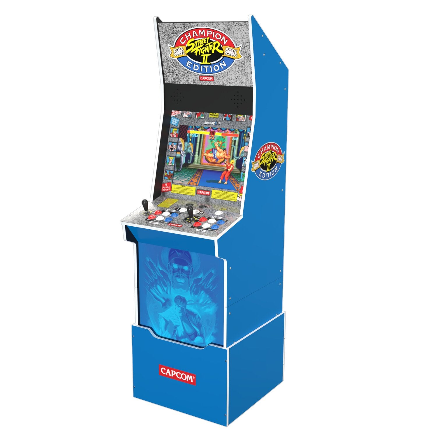 Arcade1Up Street Fighter™ ll Championship Edition Big Blue Arcade C