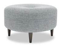 Sofa Lab The Curve Ottoman - Luna Pewter 