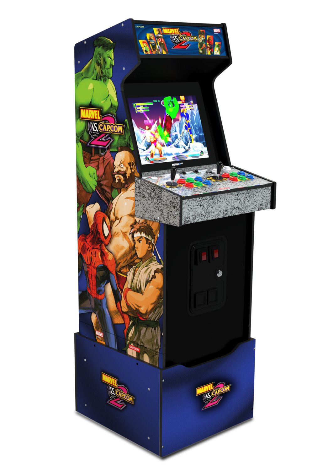 Arcade 1Up Marvel Vs. Capcom 2 Arcade Cabinet with Riser