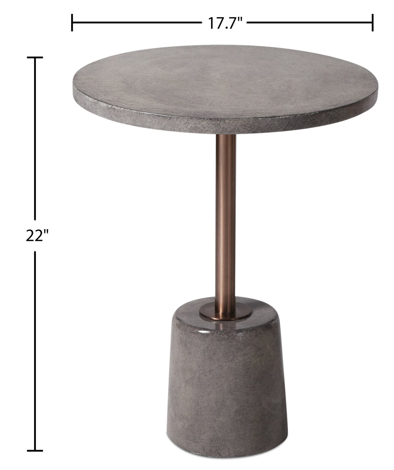 Rosalee Accent Table - Grey | The Brick