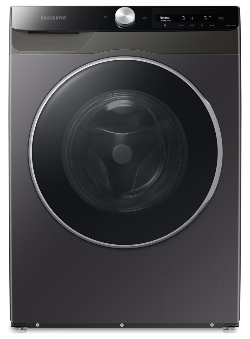 Samsung 2.9 Cu. Ft. Front-Load Steam Washer - Grey - Stackable - WW ...