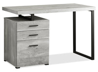 Clayton Reversible Desk - Grey 