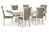 Tyra 7pc Dining Set with Table & 6 Chairs, 66-84