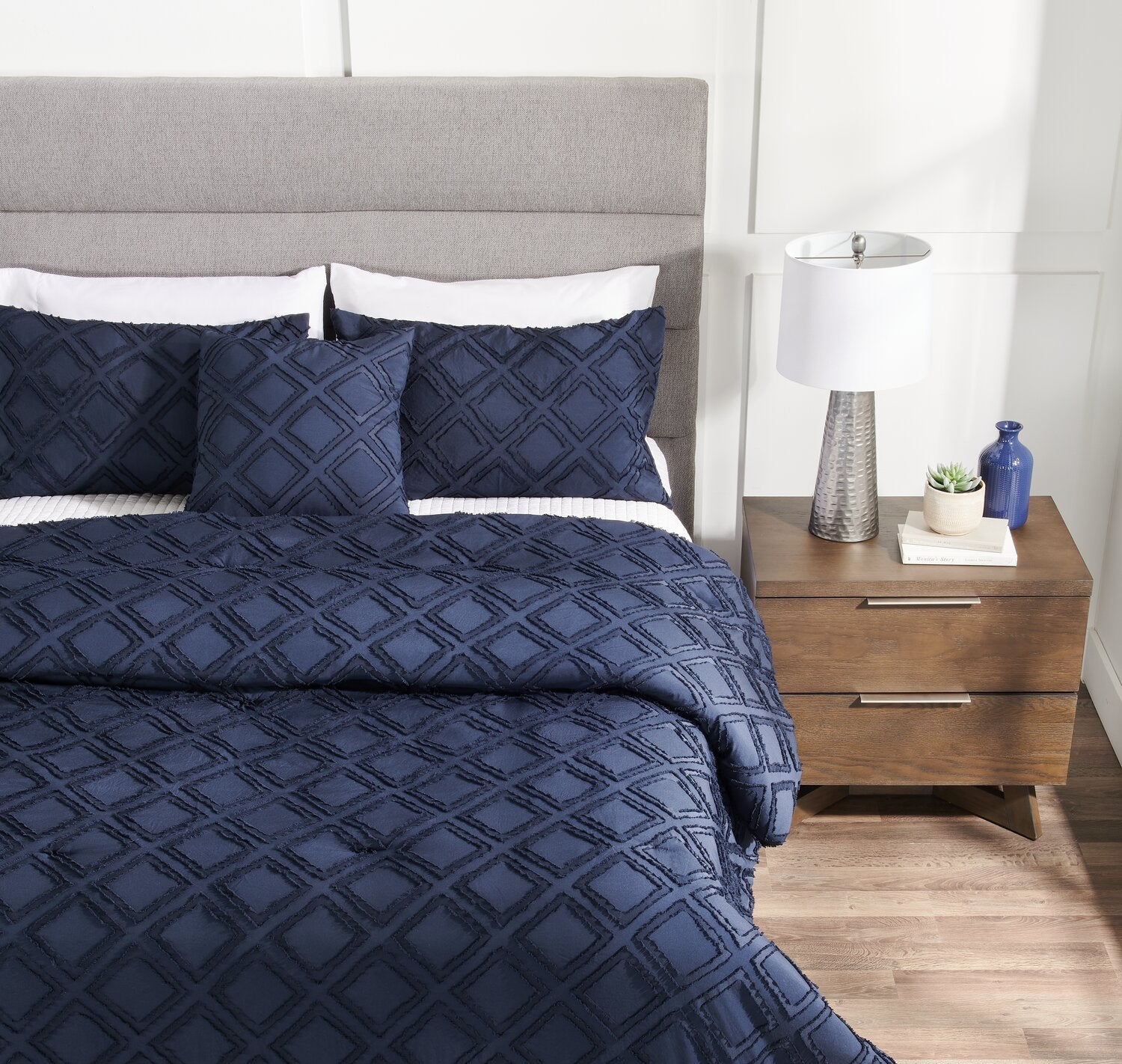 Blue queen comforter set best sale