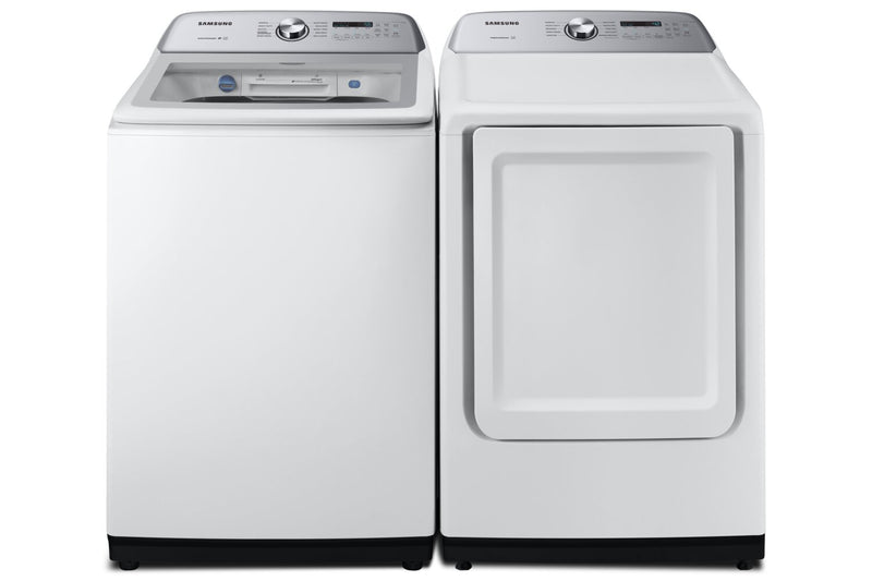 Samsung 5.8 Cu. Ft. Top-Load Washer And 7.4 Cu. Ft. Electric Dryer ...