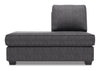 Sofa Lab Roll LAF Chaise Return - Luxury Charcoal