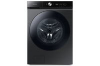 Samsung 6.1 Cu. Ft. Front-Load Steam Washer - Black Stainless Steel - Stackable - WF53BB8700AVUS 