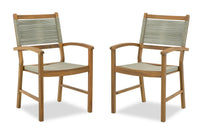 Bern Rope Patio Dining Chair - Set of 2 