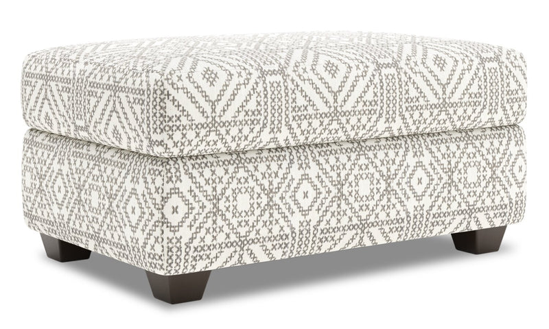 Sofa Lab The Trunk Ottoman - Greystone | The Brick