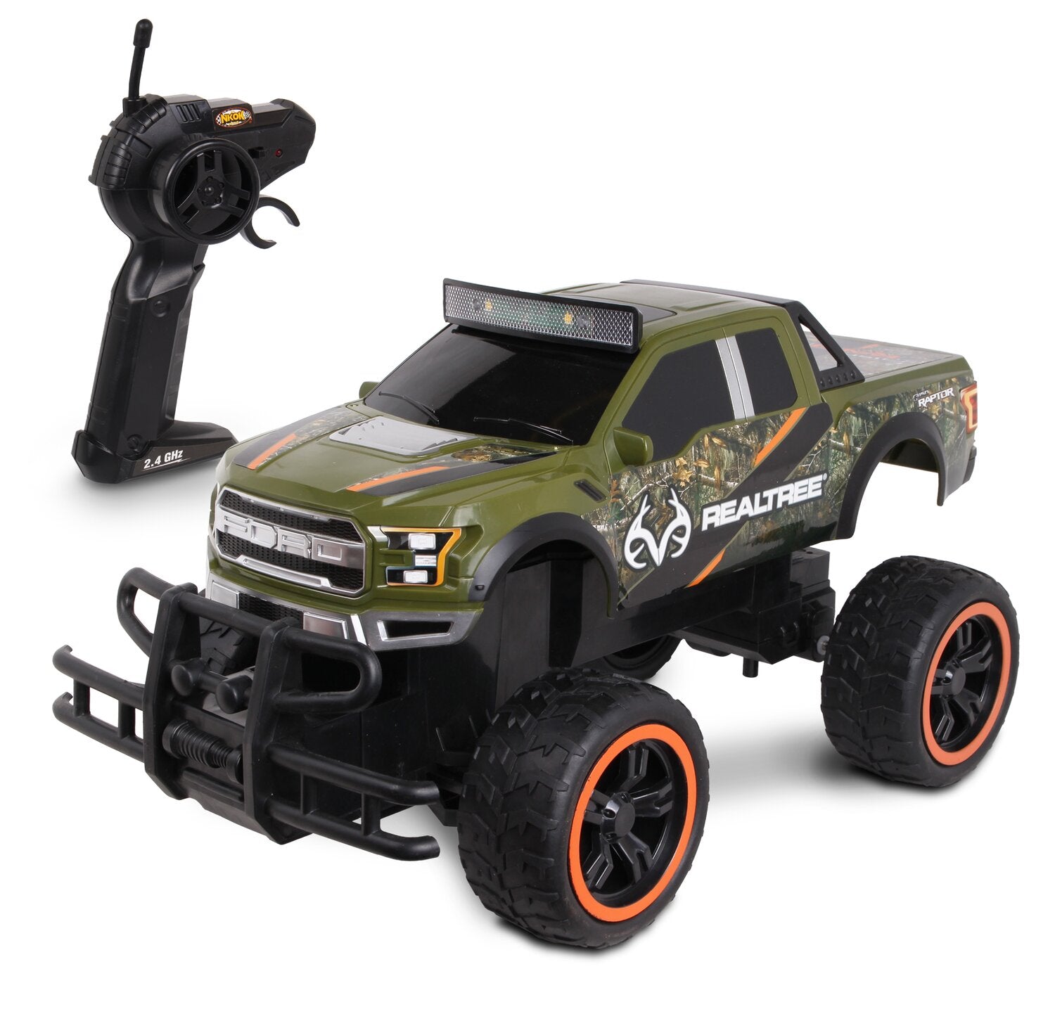 NKOK RealTree Ford F 150 Raptor RC Truck Green The Brick