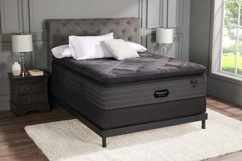 beautyrest black signature exquisite euro pillowtop queen mattress