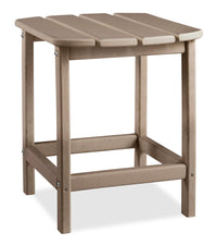 Bask Patio End Table - Taupe 