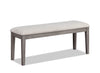 Krew Dining Bench with Polyester Fabric, 48