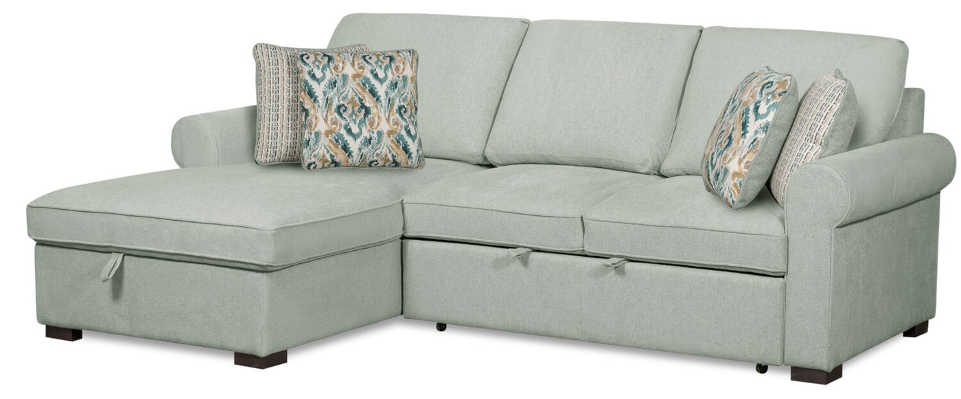 Sleeper sectional deals left facing