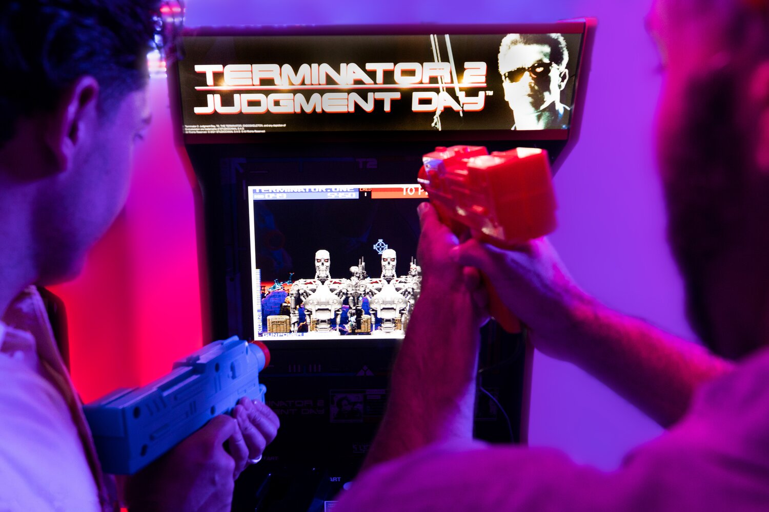 Arcade1Up Terminator 2™ Arcade Cabinet with Riser | The Brick