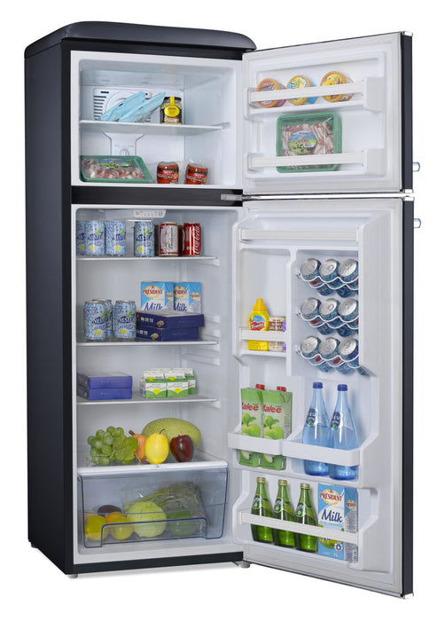 Galanz 12 Cu. Ft. Top-Freezer Retro Refrigerator - GLR12TBKEFR | The Brick