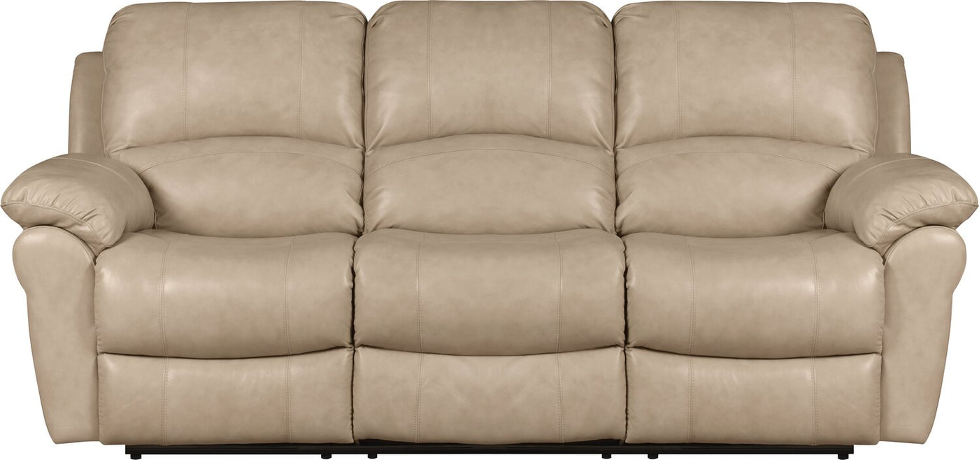 kobe genuine leather power reclining sofa