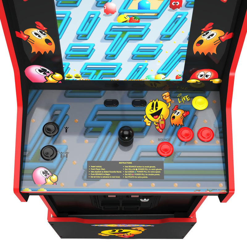 Arcade1Up Bandai Namco Legacy PAC-MANIA™ Edition Arcade Cabinet Wit ...