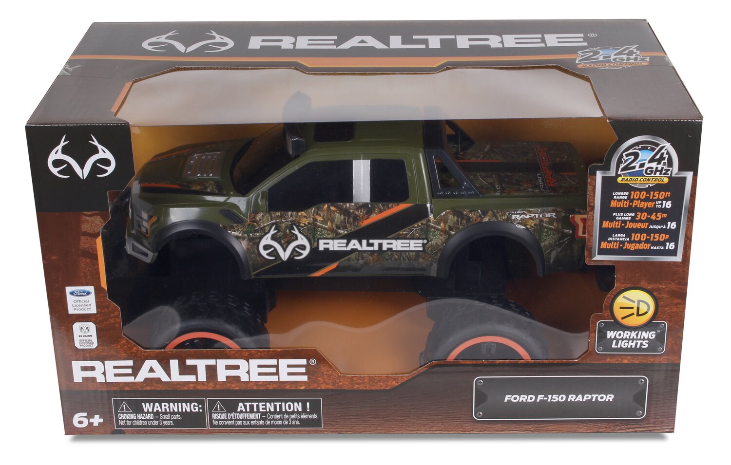 NKOK RealTree Ford F 150 Raptor RC Truck Green The Brick