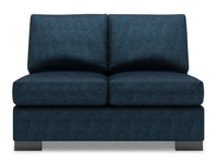 Sofa Lab Track Armless Loveseat - Luxury Indigo 