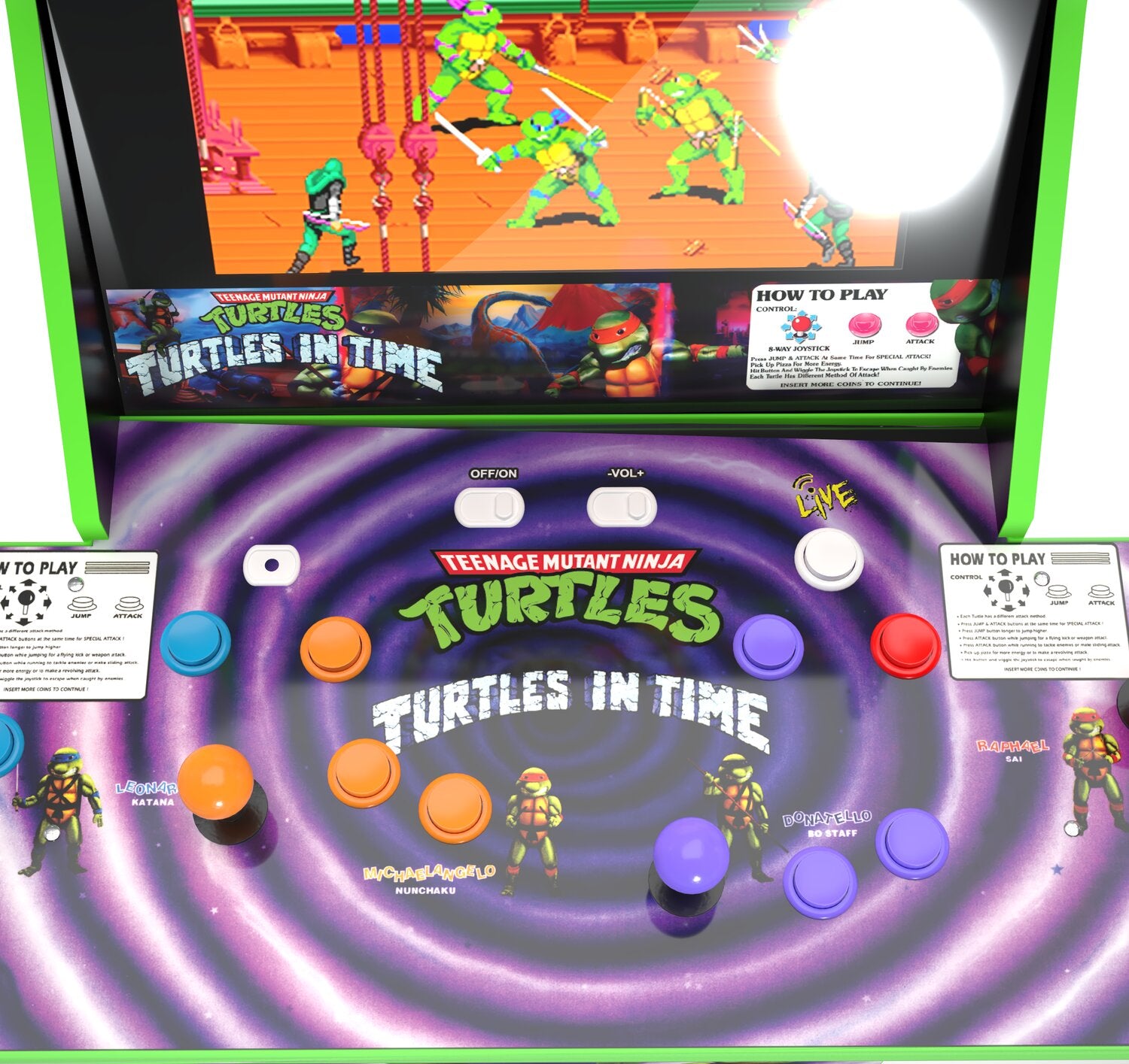 Arcade1Up Teenage Mutant Ninja Turtles: Turtles in Time™ Arcade Cab... |  The Brick