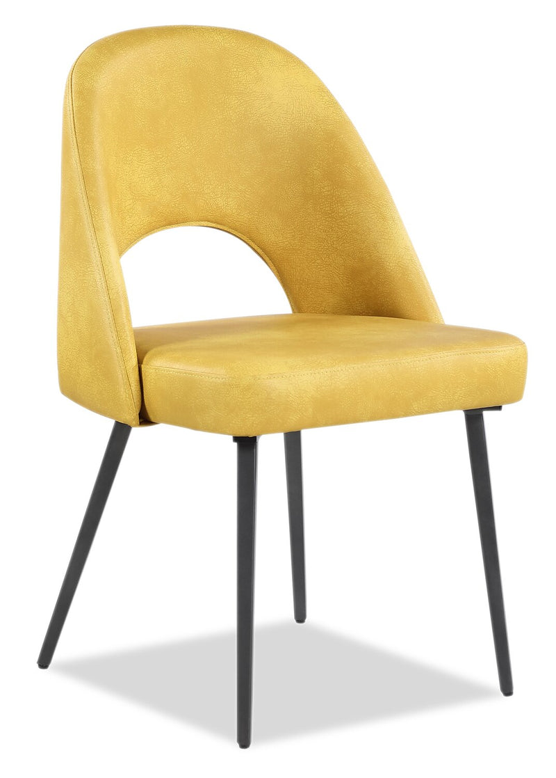 Yellow dining online chairs