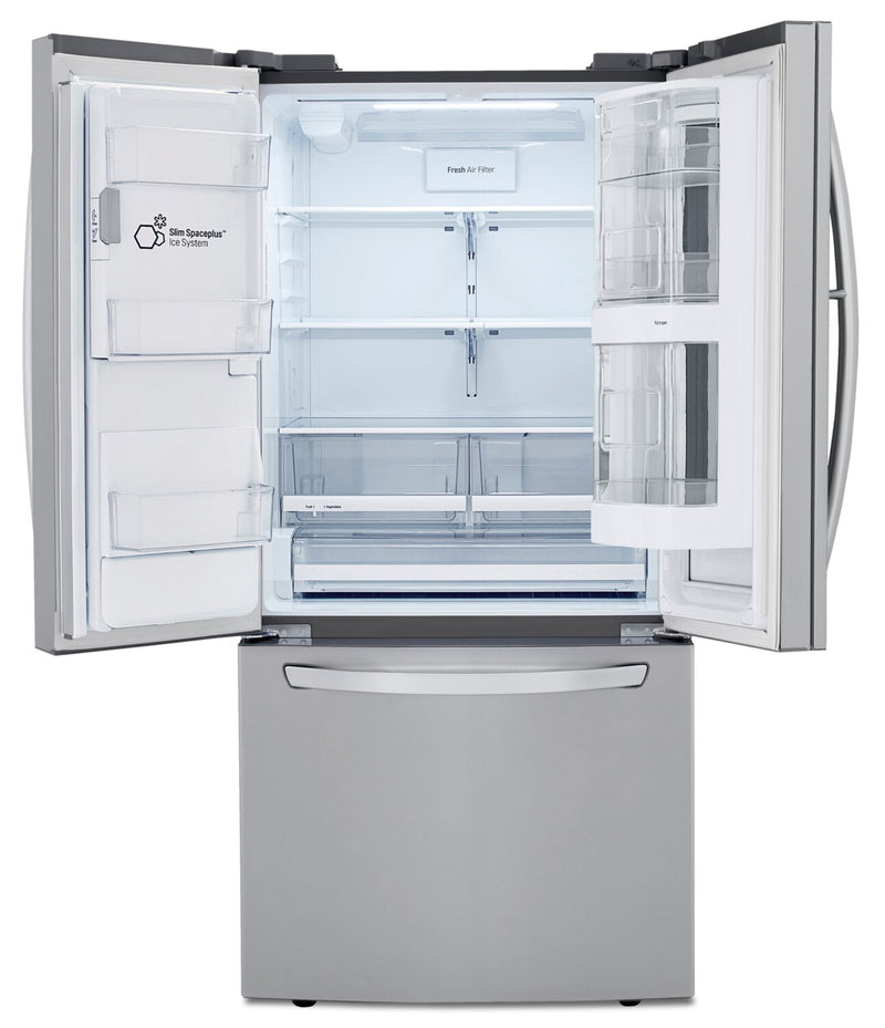 LG 24 Cu. Ft. Smart InstaView® French-Door Refrigerator with Craft ...