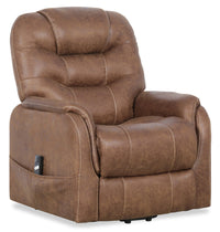 Landon Power Lift Reclining Chair - Brown 