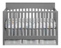 Harper 4-in-1 Convertible Baby Crib - Dove Grey 