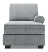 Sofa Lab Roll RAF Chaise - Luna Pewter