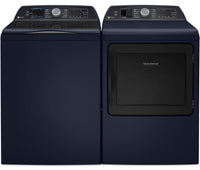 Profile 6.2 Cu. Ft. Top-Load Washer and 7.3 Cu. Ft. Electric Dryer - Sapphire Blue  