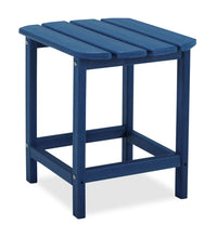 Bask Patio End Table - Blue 