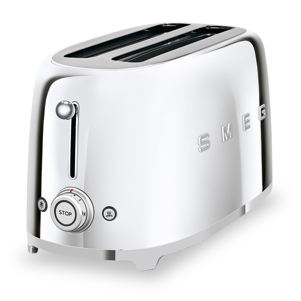 Smeg long deals slot toaster black