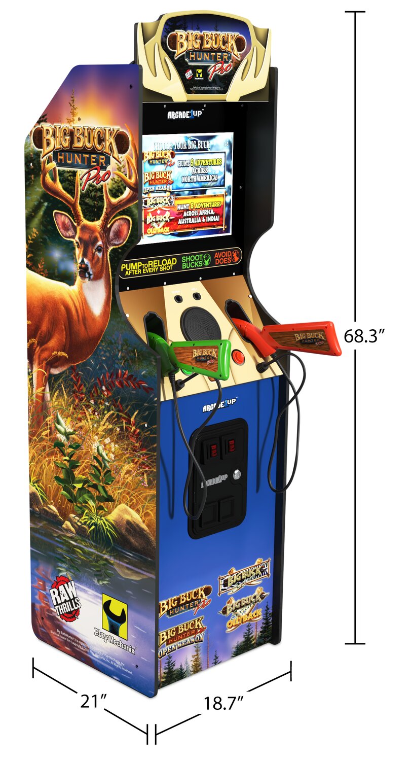 Arcade1Up Big Buck Hunter Pro Deluxe Arcade Cabinet | The Brick